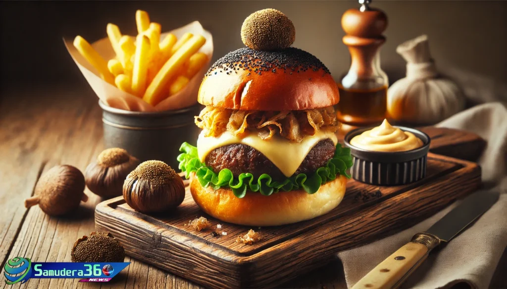 Burger Wagyu dengan Saus Truffle